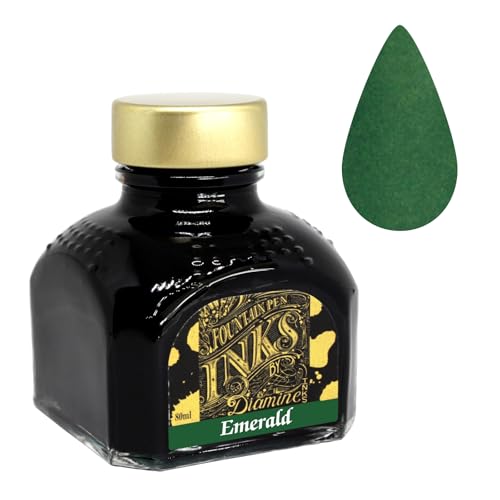 Diamine Füllfederhalter-Tinte, 80 ml, Türkis smaragdgrün von Diamine