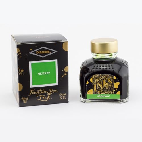 Diamine Füllfederhalter-Tinte, 80 ml, Türkis Meadow Green von Diamine