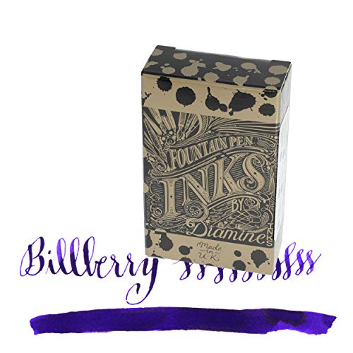 Diamine Füllfederhalter-Tintenpatronen (18er-Pack) – Bilberry von Diamine