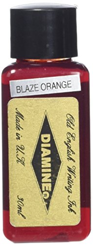 Diamine Ink,Blaze Orange,Tinte für Füllfederhalter,30 ml von Diamine