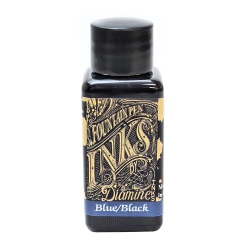 Diamine Ink,Blue Black,schwarzblau,Tinte für Füllfederhalter,30 ml Diamine Ink,Blue Black,schwarzblau,Tinte für Füllfederhalter,30 ml von Diamine