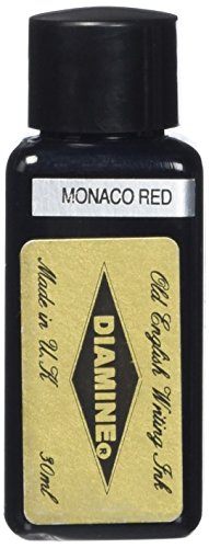 Diamine Ink,Monaco Red,Rot,Tinte für Füllfederhalter,30 ml von Diamine