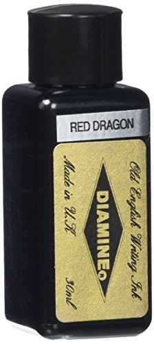 Diamine Ink,Red Dragon,rot,Tinte für Füllfederhalter,30 ml von Diamine