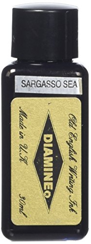 Diamine Ink,Sargasso Sea,blau,Tinte für Füllfederhalter,30 ml von Diamine
