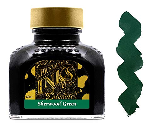 Diamine Tintenfass, für Füllfederhalter, 80 ml, Grün Diamine Tintenfass, für Füllfederhalter, 80 ml, Grün von Diamine