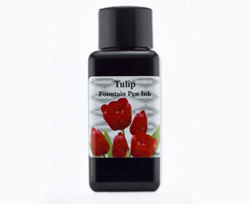 Diamine Tintenfass für Füllfederhalter, 30 ml, Blumen-Kollektion, Tulpe. von Diamine