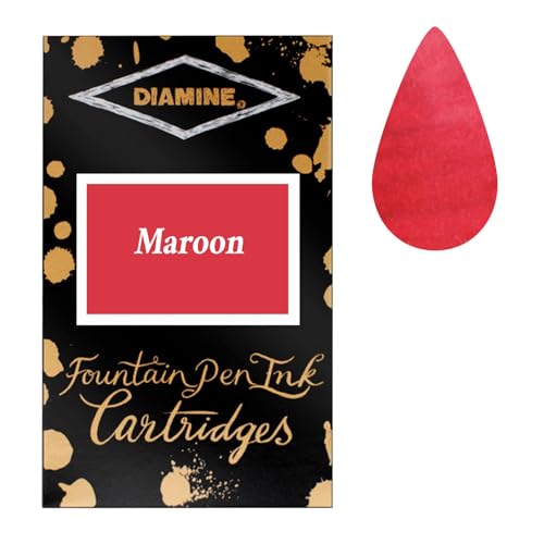 Diamine Tintenpatronen für Füllfederhalter, Braun von Diamine