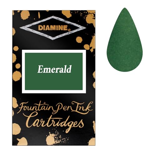 Diamine Tintenpatronen für Füllfederhalter, Smaragdgrün Diamine Tintenpatronen für Füllfederhalter, Smaragdgrün von Diamine