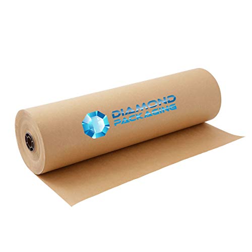 Diamond Packaging Kraftpapier, 600 mm x 25 m, Braun von Diamond Packaging