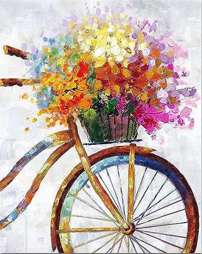 Fan House Malen Nach Zahlen Erwachsene Kinder Anfänger,DIY Handgemalt Ölgemälde auf Leinwand Kit für Home Deko Geburtstag Weihnachten Geschenk,40x50cm Ohne Rahmen von Diamond Painting Fan House