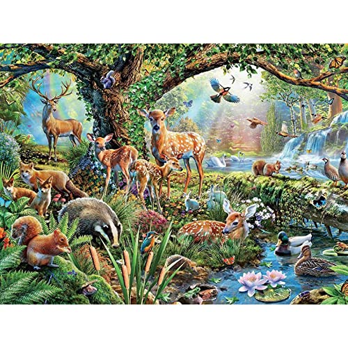 DIY 5D Diamant Malerei Set Vollbohrer Große Größe Waldtiere Diamond Painting Kristall Strass Kreuzstich Stickerei Diamant Gemälde Bilder Mosaik Kunst Handwerk für Haupt wanddekor 40x80cm DIY 5D Diamant Malerei Set Vollbohrer Große Größe Waldtiere Diamond Painting Kristall Strass Kreuzstich Stickerei Diamant Gemälde Bilder Mosaik Kunst Handwerk für Haupt wanddekor 40x80cm von Diamond painting SAHONG