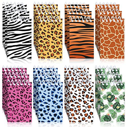 24 Stück Mini-Notizblöcke mit wilden Tieren, kleine Spiralbindung, Dschungeltiere, Leopardenmuster, Geparden-Motiv, Partyzubehör für Kinder und Erwachsene, Geburtstagsfeier, Babyparty, 8 Stile 24 Stück Mini-Notizblöcke mit wilden Tieren, kleine Spiralbindung, Dschungeltiere, Leopardenmuster, Geparden-Motiv, Partyzubehör für Kinder und Erwachsene, Geburtstagsfeier, Babyparty, 8 Stile von Dianelhall