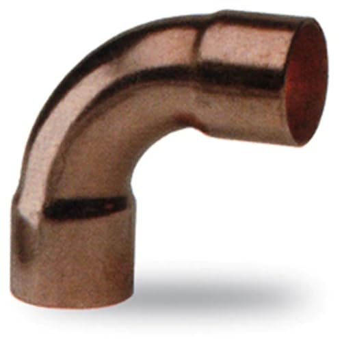 Dianhydro Kupferbogen Lötkolben FF 90° 7/8" für Klimaanlagen, Kupfer, Mehrfarbig, Standard von Dianhydro