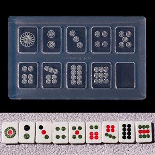 Chinesische Majong-Silikonform für kreative Mahjong-Würfel, Epoxidharz, Gießform, Harz, Silikonform für Bastelprojekte Chinesische Majong-Silikonform für kreative Mahjong-Würfel, Epoxidharz, Gießform, Harz, Silikonform für Bastelprojekte von Diarypiece