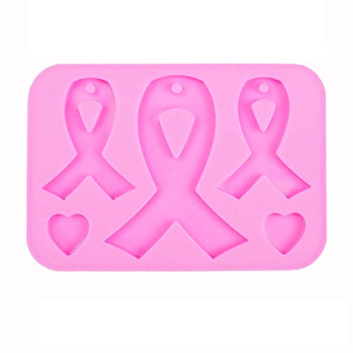 Handgefertigte AIDS-Bewusstseinsschleife, Schlüsselanhänger, Harzform, Silikon, rosa Schleife, Epoxidharz, Schmuckherstellungswerkzeug Handgefertigte AIDS-Bewusstseinsschleife, Schlüsselanhänger, Harzform, Silikon, rosa Schleife, Epoxidharz, Schmuckherstellungswerkzeug von Diarypiece
