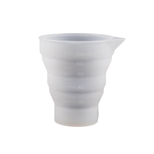 Tragbarer Rührbecher, Silikonform, flexibler Dosierbecher, zusammenklappbarer Becher, Epoxidharz, Werkzeug für Schmuckherstellung und Bastelarbeiten Tragbarer Rührbecher, Silikonform, flexibler Dosierbecher, zusammenklappbarer Becher, Epoxidharz, Werkzeug für Schmuckherstellung und Bastelarbeiten von Diarypiece