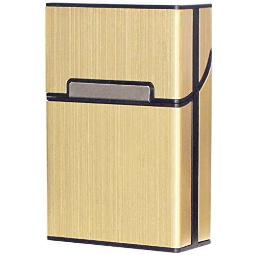 Diawell Zigarettenetui Edel Zigarettenbox Aluminium Etui Box Behälter mit Magnetverschluss für 20 Zigaretten Zigarettenschachtel Schachtel von Diawell