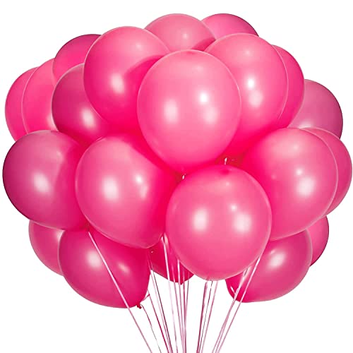 Luftballons Pink - 100 Stück 30 cm / 12 zoll Helium Ballons - Pinke Latex Luftballon für Geburtstag, Hochzeit, Babyparty, Halloween Oder Weihnachten party Deko Luftballons Pink - 100 Stück 30 cm / 12 zoll Helium Ballons - Pinke Latex Luftballon für Geburtstag, Hochzeit, Babyparty, Halloween Oder Weihnachten party Deko von Diaxilu