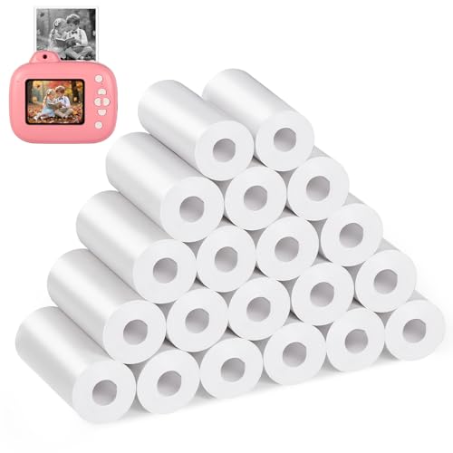Diboniur 20 Rollen Thermopapier Kinderkamera, Thermopapier für Sofortbildkamera Kinder, Thermodrucker Papier für Kinderkamera Sofortbildkamera, Kinder Sofortbildkamera Papier Weiß Diboniur 20 Rollen Thermopapier Kinderkamera, Thermopapier für Sofortbildkamera Kinder, Thermodrucker Papier für Kinderkamera Sofortbildkamera, Kinder Sofortbildkamera Papier Weiß von Diboniur