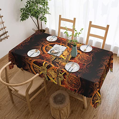 Dicapo Coole Steampunk-Gears-Spitzentischdecke wird für Indoor- und Outdoor-Camping-Mahlzeiten verwendet, strapazierfähige Tischdecke, 137,2 x 182,9 cm Dicapo Coole Steampunk-Gears-Spitzentischdecke wird für Indoor- und Outdoor-Camping-Mahlzeiten verwendet, strapazierfähige Tischdecke, 137,2 x 182,9 cm von Dicapo