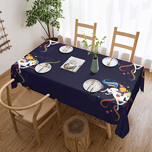 Dicapo Die Regenbogen-Tischdecke mit heller, quadratischer Spitze wird für Camping-Mahlzeiten im Innen- und Außenbereich verwendet, strapazierfähige Tischdecke, 137,2 x 183,9 cm Dicapo Die Regenbogen-Tischdecke mit heller, quadratischer Spitze wird für Camping-Mahlzeiten im Innen- und Außenbereich verwendet, strapazierfähige Tischdecke, 137,2 x 183,9 cm von Dicapo