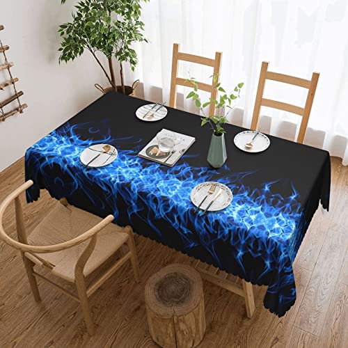 Dicapo Die blaue Flamme quadratische Spitzentischdecke wird für Camping-Mahlzeiten im Innen- und Außenbereich verwendet, strapazierfähige Tischdecke, 137,2 x 183,9 cm Dicapo Die blaue Flamme quadratische Spitzentischdecke wird für Camping-Mahlzeiten im Innen- und Außenbereich verwendet, strapazierfähige Tischdecke, 137,2 x 183,9 cm von Dicapo