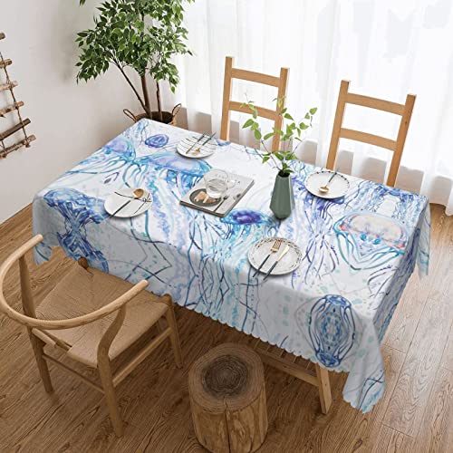Dicapo Die quadratische Quallen-Tischdecke wird für Camping-Mahlzeiten im Innen- und Außenbereich verwendet, strapazierfähige Tischdecke, 137,2 x 182,9 cm Dicapo Die quadratische Quallen-Tischdecke wird für Camping-Mahlzeiten im Innen- und Außenbereich verwendet, strapazierfähige Tischdecke, 137,2 x 182,9 cm von Dicapo