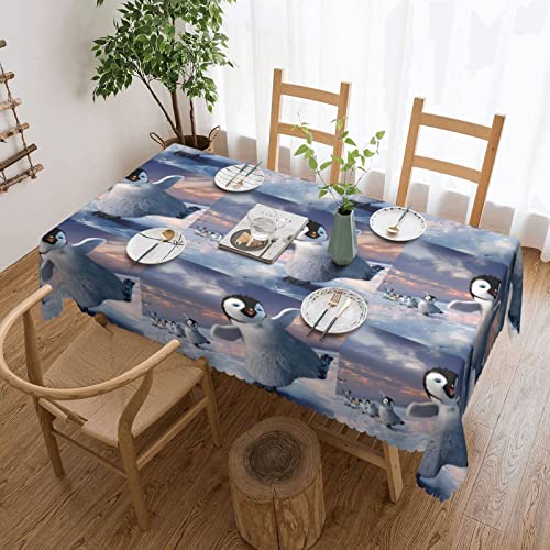 Dicapo Die quadratische Spitzentischdecke "Happy Penguin" wird für Camping-Mahlzeiten im Innen- und Außenbereich verwendet, strapazierfähige Tischdecke, 137,2 x 183,9 cm Dicapo Die quadratische Spitzentischdecke "Happy Penguin" wird für Camping-Mahlzeiten im Innen- und Außenbereich verwendet, strapazierfähige Tischdecke, 137,2 x 183,9 cm von Dicapo