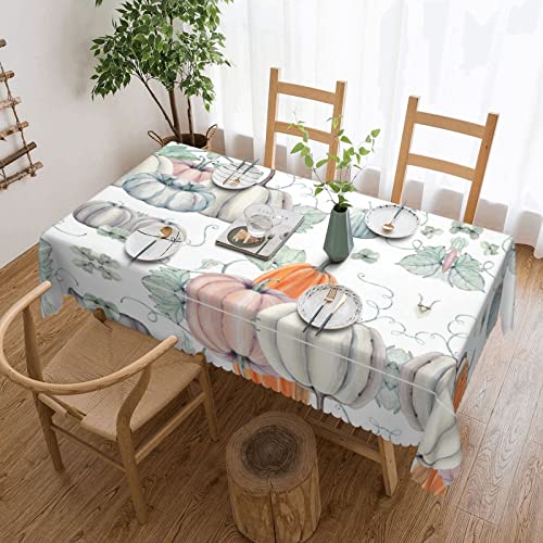 Dicapo Die quadratische Spitzentischdecke in Herbstfarben mit Kürbissen wird für Indoor- und Outdoor-Camping-Mahlzeiten verwendet, strapazierfähige Tischdecke, 137,2 x 183,9 cm Dicapo Die quadratische Spitzentischdecke in Herbstfarben mit Kürbissen wird für Indoor- und Outdoor-Camping-Mahlzeiten verwendet, strapazierfähige Tischdecke, 137,2 x 183,9 cm von Dicapo