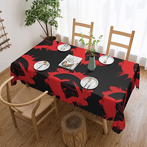 Dicapo Die quadratische Spitzentischdecke von Spartan Warrior wird für Camping-Mahlzeiten im Innen- und Außenbereich verwendet, strapazierfähige Tischdecke, 137,2 x 183,9 cm Dicapo Die quadratische Spitzentischdecke von Spartan Warrior wird für Camping-Mahlzeiten im Innen- und Außenbereich verwendet, strapazierfähige Tischdecke, 137,2 x 183,9 cm von Dicapo