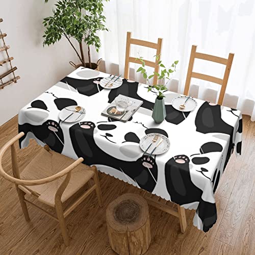 Dicapo Die quadratische Tischdecke mit lustigem Panda-Motiv wird für Camping-Mahlzeiten im Innen- und Außenbereich verwendet, strapazierfähige Tischdecke, 137,2 x 183,9 cm Dicapo Die quadratische Tischdecke mit lustigem Panda-Motiv wird für Camping-Mahlzeiten im Innen- und Außenbereich verwendet, strapazierfähige Tischdecke, 137,2 x 183,9 cm von Dicapo