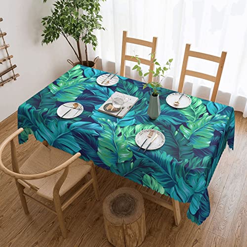 Dicapo Quadratische Tischdecke mit tropischen Palmenblättern, für Camping-Mahlzeiten im Innen- und Außenbereich, strapazierfähige Tischdecke, 137,2 x 183,9 cm Dicapo Quadratische Tischdecke mit tropischen Palmenblättern, für Camping-Mahlzeiten im Innen- und Außenbereich, strapazierfähige Tischdecke, 137,2 x 183,9 cm von Dicapo