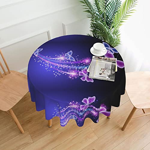 Dicapo Tischdecke, rund, dekorativ, lang, Polyester, geeignet für Hochzeit, Bankett, Restaurant, Party, 152,4 cm, Violett Dicapo Tischdecke, rund, dekorativ, lang, Polyester, geeignet für Hochzeit, Bankett, Restaurant, Party, 152,4 cm, Violett von Dicapo