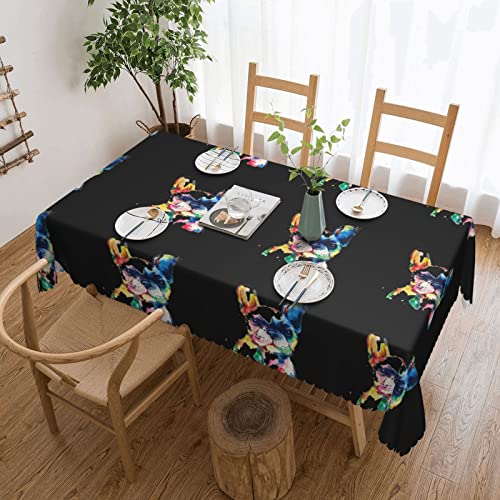 Die quadratische Tischdecke mit französischem Hund und Welpe wird für Camping-Mahlzeiten im Innen- und Außenbereich verwendet, strapazierfähige Tischdecke, 137,2 x 183,9 cm Die quadratische Tischdecke mit französischem Hund und Welpe wird für Camping-Mahlzeiten im Innen- und Außenbereich verwendet, strapazierfähige Tischdecke, 137,2 x 183,9 cm von Dicapo