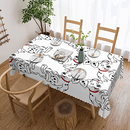 Niedliche Dalmatiner-Spitzentischdecke wird für Camping-Mahlzeiten im Innen- und Außenbereich verwendet, strapazierfähige Tischdecke, 137,2 x 183,9 cm Niedliche Dalmatiner-Spitzentischdecke wird für Camping-Mahlzeiten im Innen- und Außenbereich verwendet, strapazierfähige Tischdecke, 137,2 x 183,9 cm von Dicapo