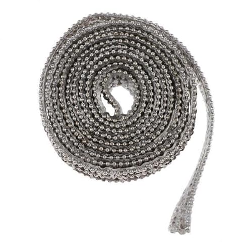 Dickly 5x Strass Perlen, Funkelnde Kristall Strassband Applikation, Glitzernde Kette, Gürtel für DIY Verzierung von Hochzeits Und Brautkleidern von Dickly