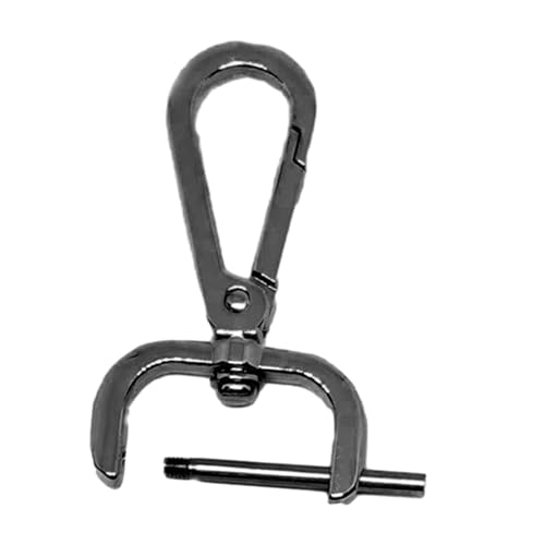 Dickly Abnehmbarer Karabinerhaken, drehbarer Verschluss, drehbarer Karabinerhaken-Clip, stilvoller tragbarer Schlüsselanhänger, praktisches, Robustes, 2.5 cm Dickly Abnehmbarer Karabinerhaken, drehbarer Verschluss, drehbarer Karabinerhaken-Clip, stilvoller tragbarer Schlüsselanhänger, praktisches, Robustes, 2.5 cm von Dickly