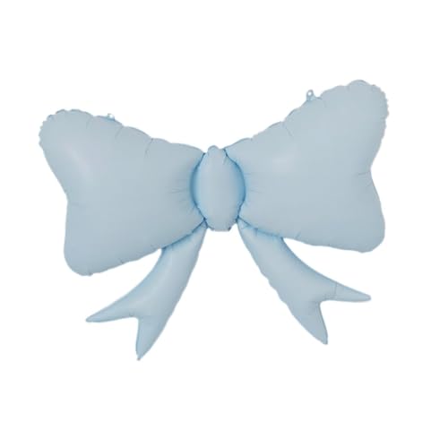 Dickly Aluminiumfolie Ballon mit Schleife für Dekoration Und Geschenke, Blau von Dickly