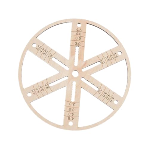 Dickly Dochtzentrierwerkzeug, Dochtstabilisatorhalter aus Holz, Kerzenherstellung zum Selbermachen, Dochthalter aus Baumwolle, Diameter 5.91 Inch Dickly Dochtzentrierwerkzeug, Dochtstabilisatorhalter aus Holz, Kerzenherstellung zum Selbermachen, Dochthalter aus Baumwolle, Diameter 5.91 Inch von Dickly