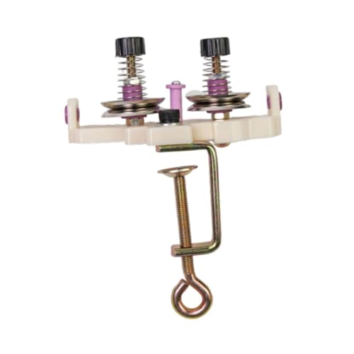Dickly Doppelseitiger Drehwickler, Fadenführung mit Tischklemme, Stabiler Mini-Wickler, Garnführung, Spanner, Nähmaschine für Kinder und Erwachsene von Dickly