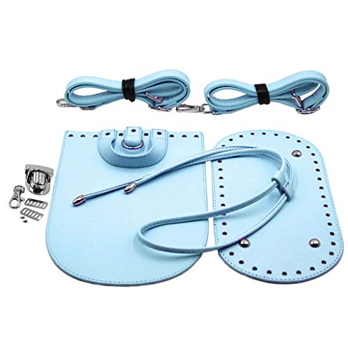 Dickly Handtaschen Zubehör Set: Bodenplatte und Riemen für Häkelprojekte, Licht Blau Dickly Handtaschen Zubehör Set: Bodenplatte und Riemen für Häkelprojekte, Licht Blau von Dickly