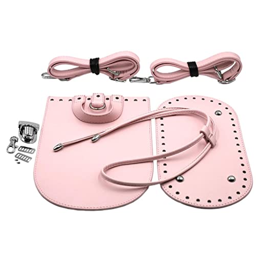 Dickly Handtaschen Zubehör Set: Bodenplatte und Riemen für Häkelprojekte, Rosa Dickly Handtaschen Zubehör Set: Bodenplatte und Riemen für Häkelprojekte, Rosa von Dickly