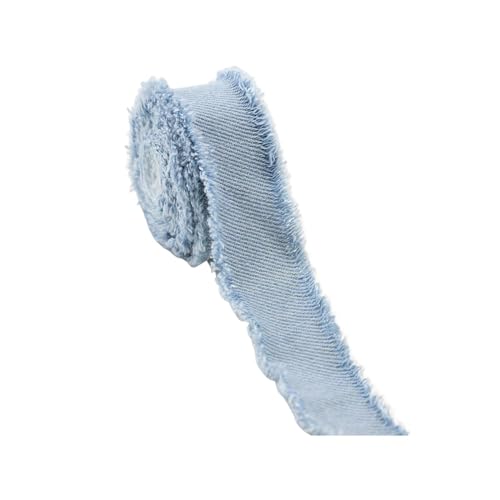 Dickly Jeansband, Nähband, vielseitig einsetzbar, zum Basteln, Verzierungen, Haarschleife, Accessoire für Jeans, Bettwäsche, Taschen, Heimtextilien, Nähen, Hellblau Dickly Jeansband, Nähband, vielseitig einsetzbar, zum Basteln, Verzierungen, Haarschleife, Accessoire für Jeans, Bettwäsche, Taschen, Heimtextilien, Nähen, Hellblau von Dickly
