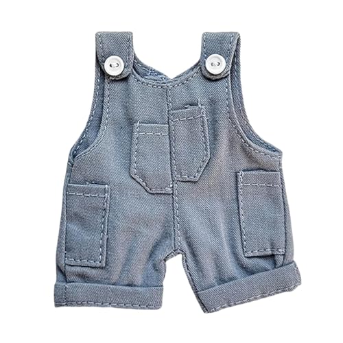 Dickly Kleidung für Plüschpuppen, Anzieh-Foto-Requisiten, Zubehör für Plüschpuppen als Geburtstagsgeschenk für Kinder, Kostüme, Puppen-Outfits für 15 cm, Blau Dickly Kleidung für Plüschpuppen, Anzieh-Foto-Requisiten, Zubehör für Plüschpuppen als Geburtstagsgeschenk für Kinder, Kostüme, Puppen-Outfits für 15 cm, Blau von Dickly