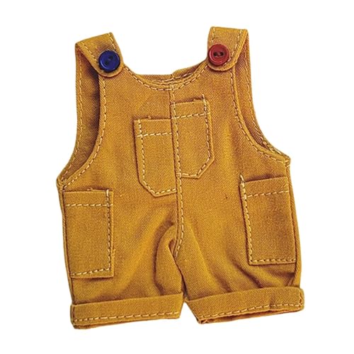 Dickly Kleidung für Plüschpuppen, Anzieh-Foto-Requisiten, Zubehör für Plüschpuppen als Geburtstagsgeschenk für Kinder, Kostüme, Puppen-Outfits für 15 cm, Gelb Dickly Kleidung für Plüschpuppen, Anzieh-Foto-Requisiten, Zubehör für Plüschpuppen als Geburtstagsgeschenk für Kinder, Kostüme, Puppen-Outfits für 15 cm, Gelb von Dickly