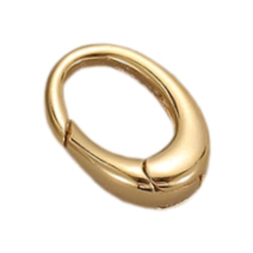 Dickly Lobster Clasp -Stecker Schmuck, der Push Snap DIY für Geschenkpartyketten Halskette macht, Kleines Oval von Dickly