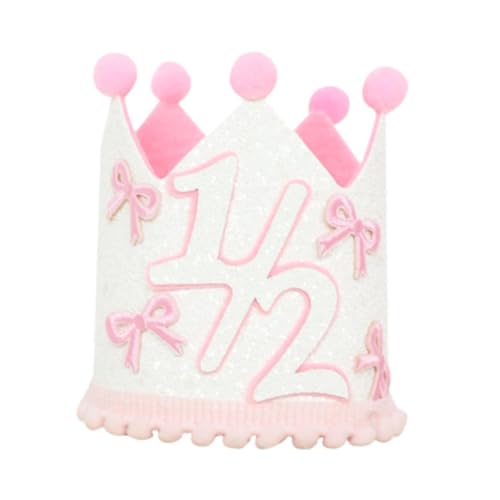 Dickly Mädchen 1/2 Geburtstagshut Dekorativ 6 Monate Babyparty Geburtstagsdekorationen Dickly Mädchen 1/2 Geburtstagshut Dekorativ 6 Monate Babyparty Geburtstagsdekorationen von Dickly
