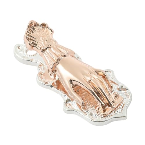 Dickly Metall Lesezeichen Clip, Seitenclip, Lesezubehör, Damenhand Lesezeichen, Dekoratives Geschenk für Frauen, Kreativer Binderclip, Büroklammer, Silber Und Roségold von Dickly