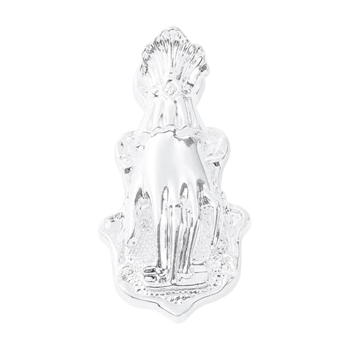 Dickly Metall Lesezeichen Clip, Seitenclip, Lesezubehör, Damenhand Lesezeichen, Dekoratives Geschenk für Frauen, Kreativer Binderclip, Büroklammer, Silber von Dickly