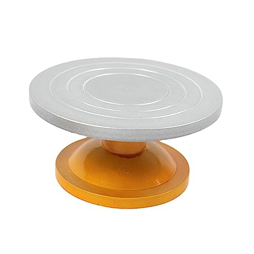 Dickly Modellierscheibe, Drehscheibe, Ton, Töpferscheibe, Werkzeug, Farbspritzen, drehbarer Kuchen-Drehteller für die Herstellung von Keramikfiguren, Durchmesser 30 cm Dickly Modellierscheibe, Drehscheibe, Ton, Töpferscheibe, Werkzeug, Farbspritzen, drehbarer Kuchen-Drehteller für die Herstellung von Keramikfiguren, Durchmesser 30 cm von Dickly